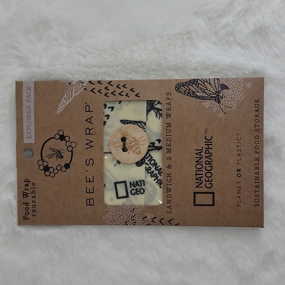 Bee Wrap Other - Bee's Wrap Food Wrap 1 Sandwich & 2 Medium Wraps